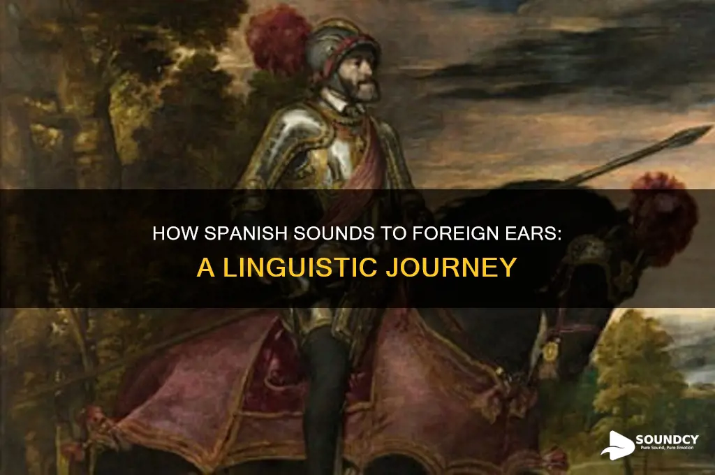 how spanish sounds to foreigners