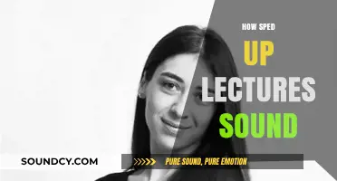 The Fast-Paced World of Accelerated Lectures: How They Sound