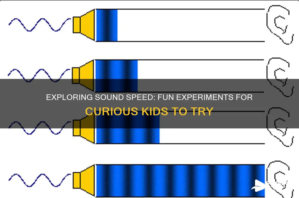 how speed affects sound kids experiments