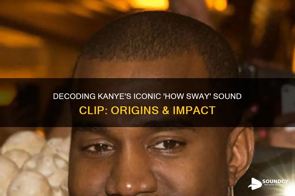 how sway kanye sound clip