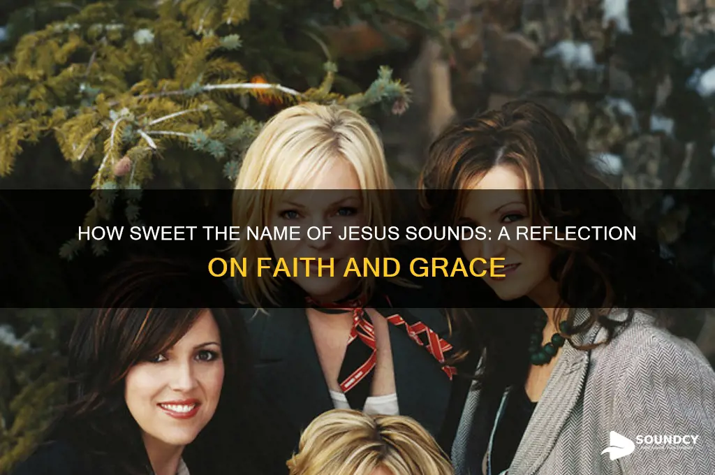 how sweet the name jesus sounds