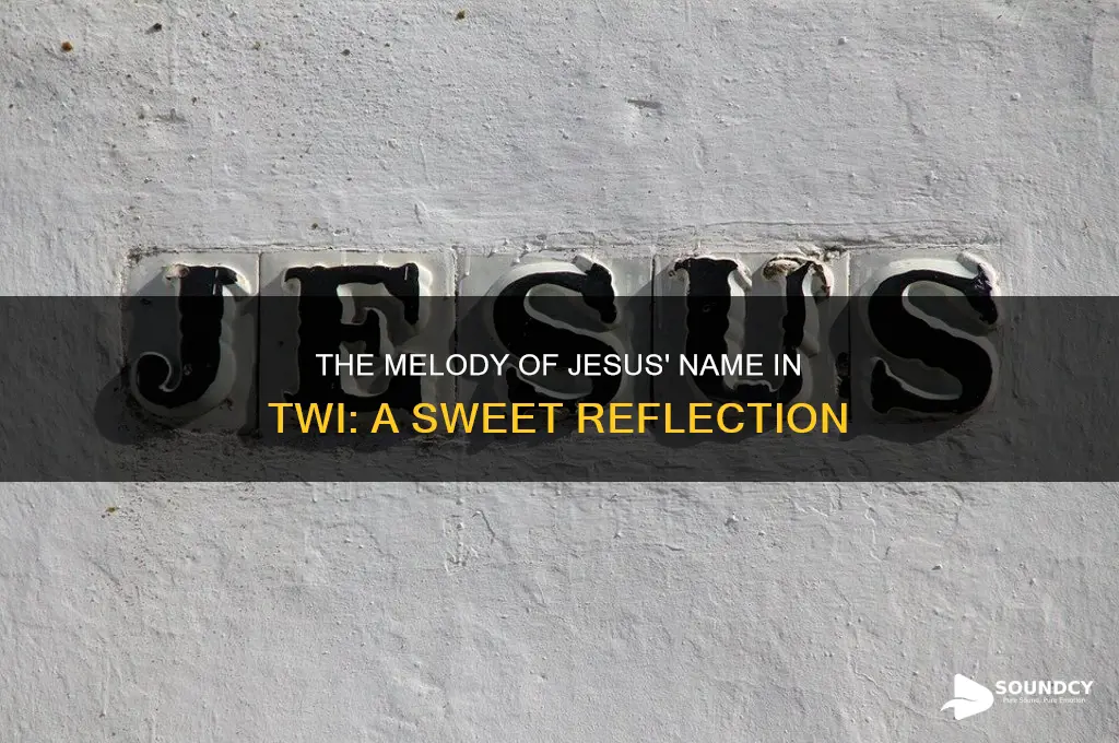 how sweet the name of jesus sounds in twi