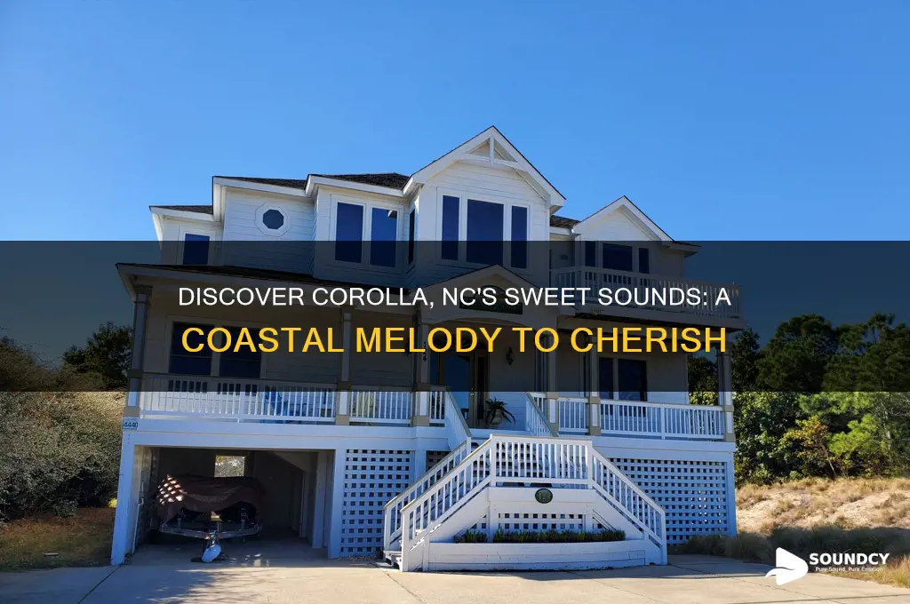 how sweet the sound corolla nc