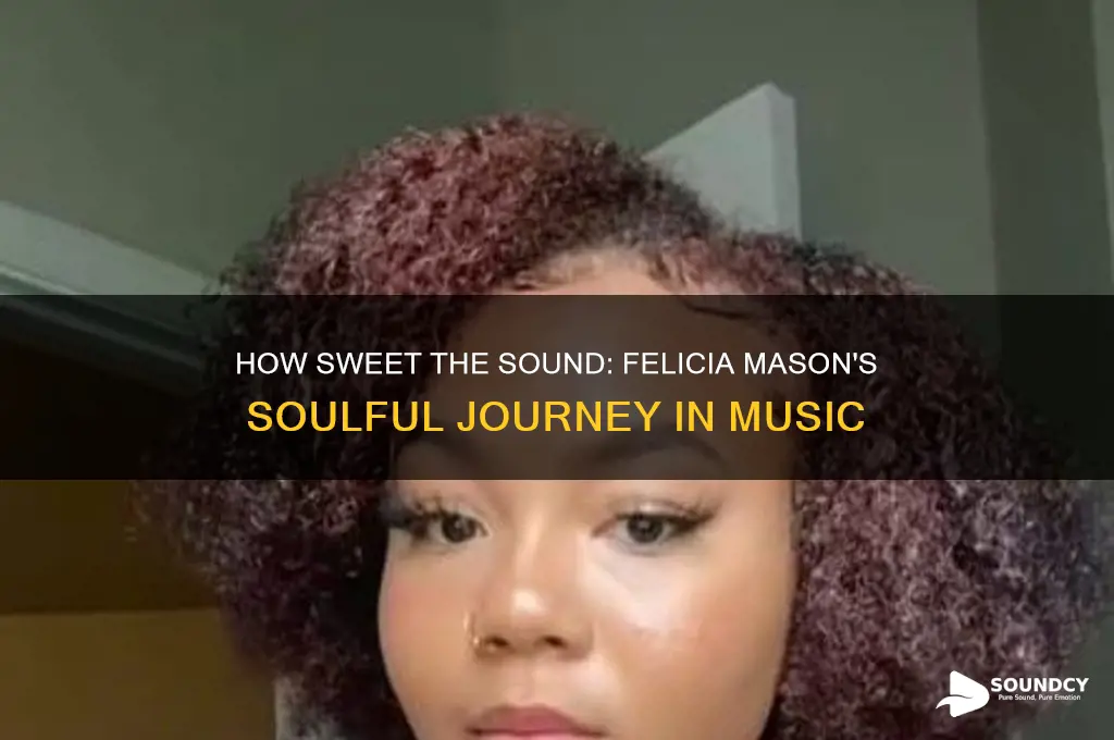 how sweet the sound felicia mason