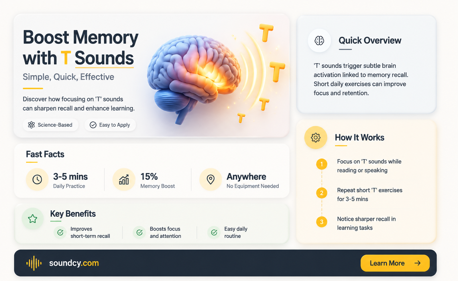 are t sounds easy to remember