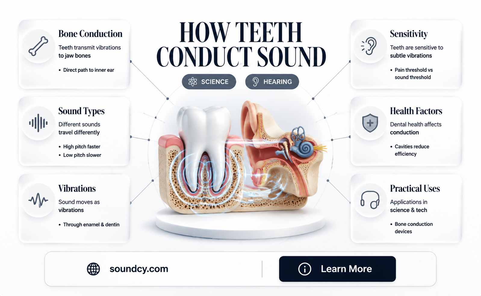 are teeth a conduit for sound