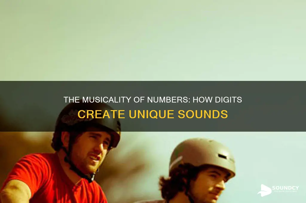 how the numbers sound like