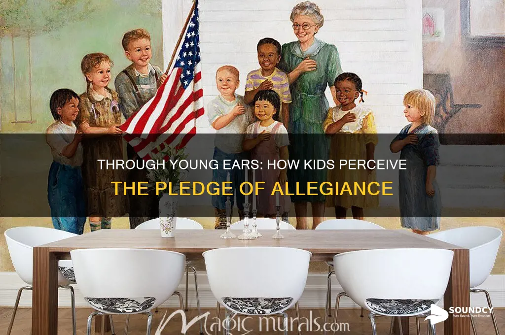how the pledge sounds to kids