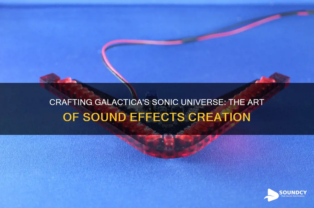 how they made sound fx galactica