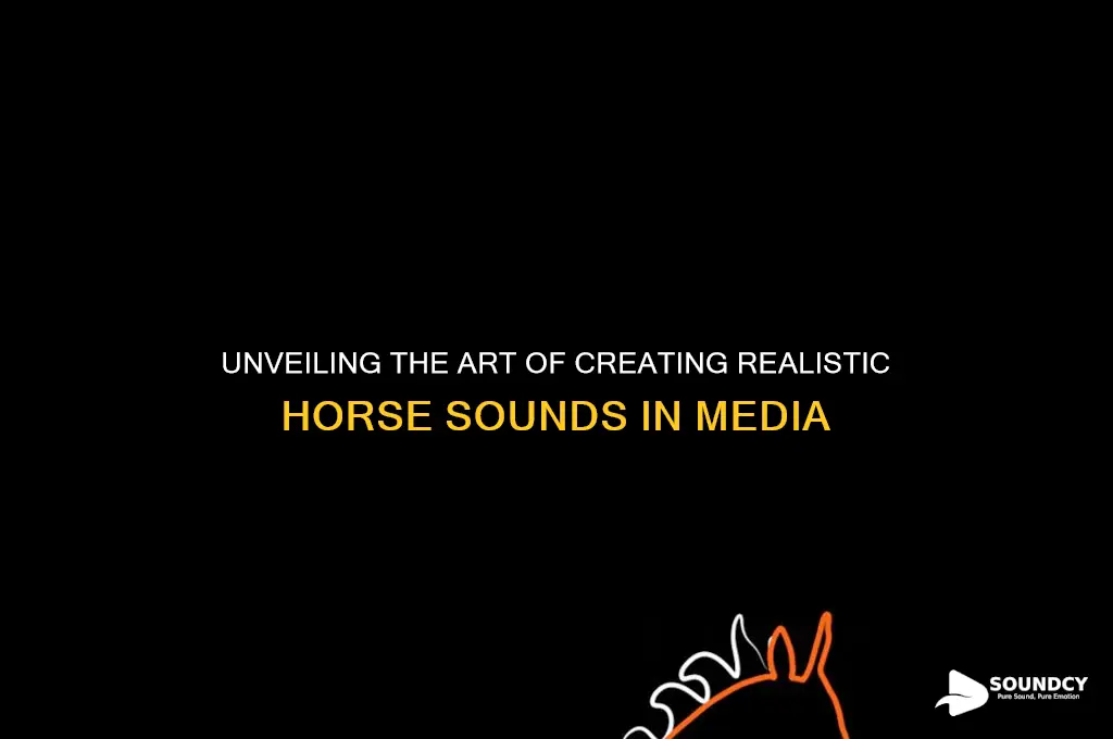 how they make horse sounds