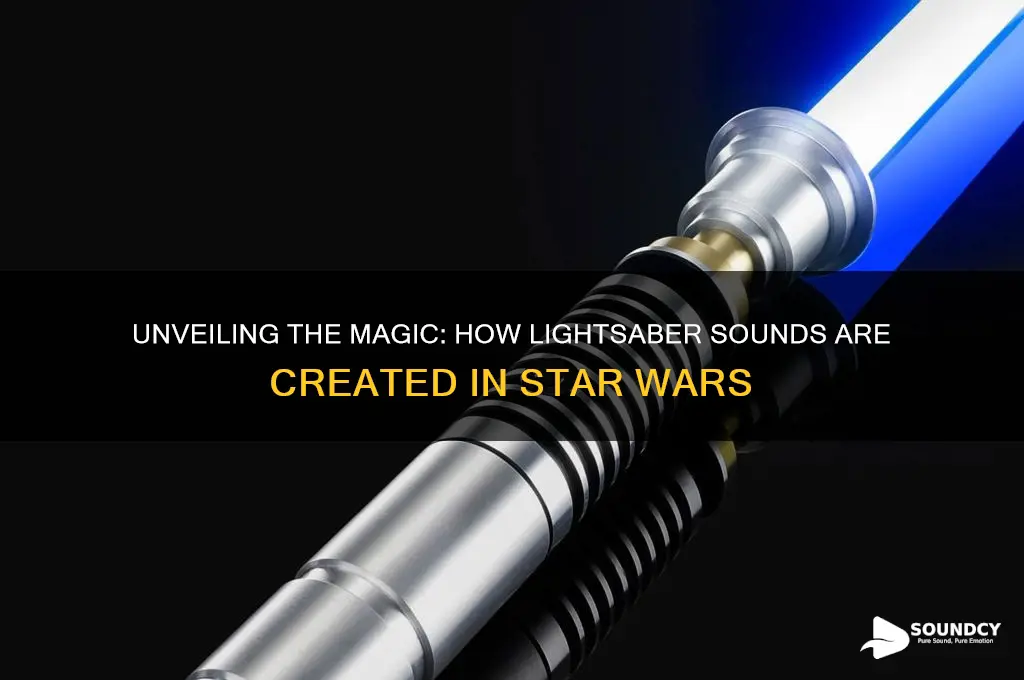 how they make lighsaber sounds