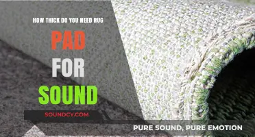 Optimal Rug Pad Thickness for Effective Soundproofing in Your Space