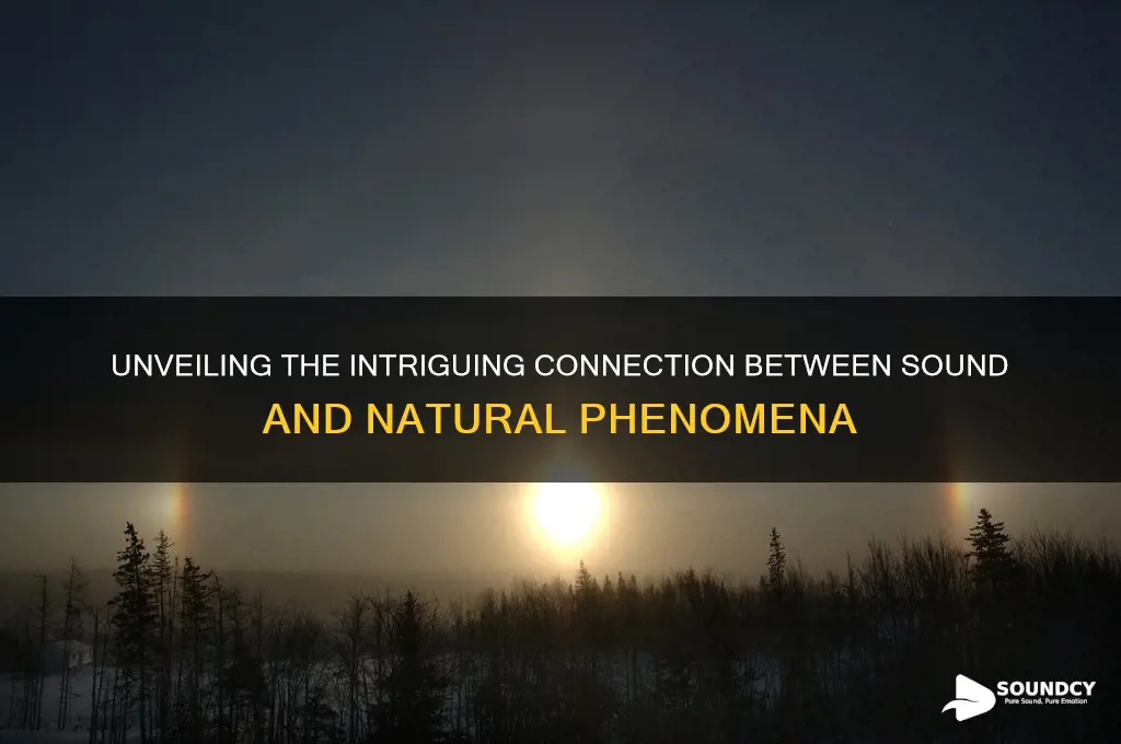 how this phenomenon related to sound