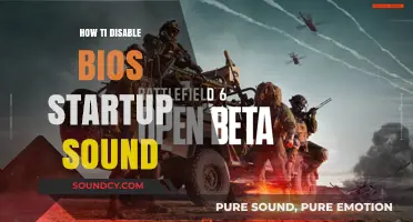 Quick Guide: Disabling BIOS Startup Sound on Your PC