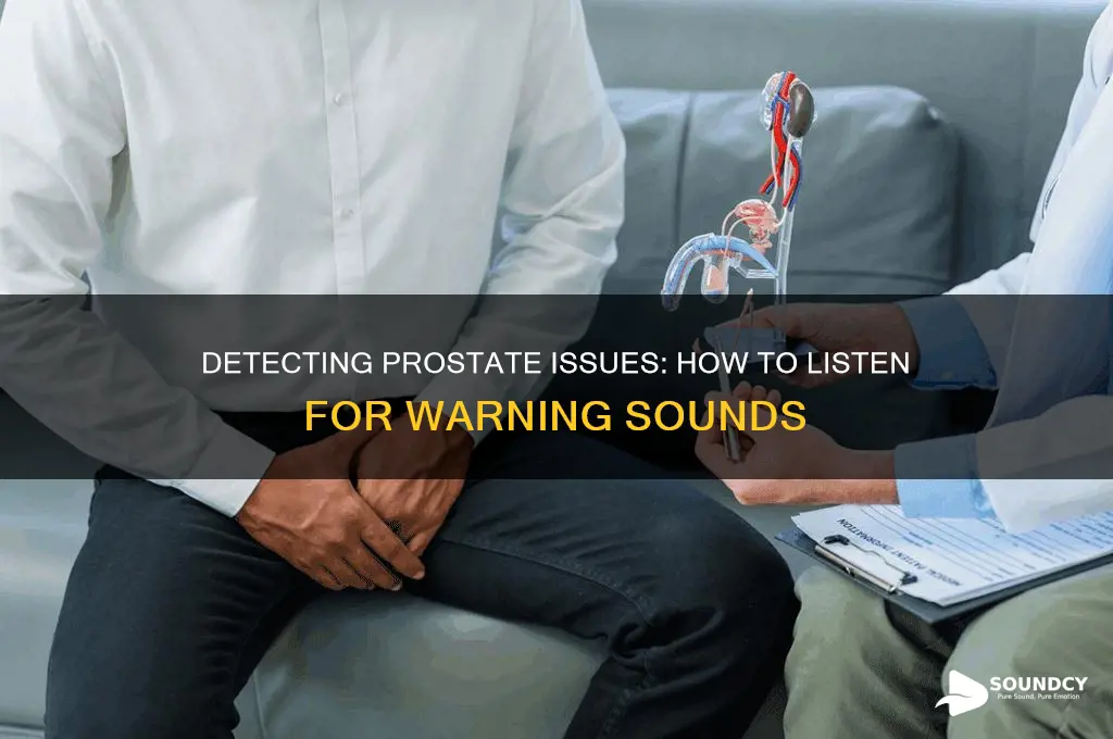 how ti tell if your in prostate with sound