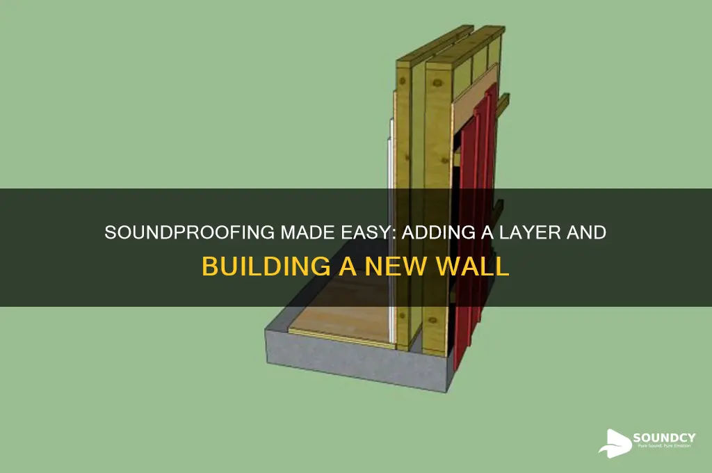 how to a sound proof layer and new wall