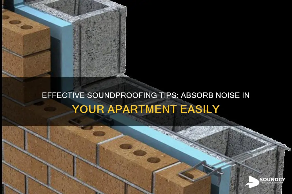 how to absorb sound in apartment