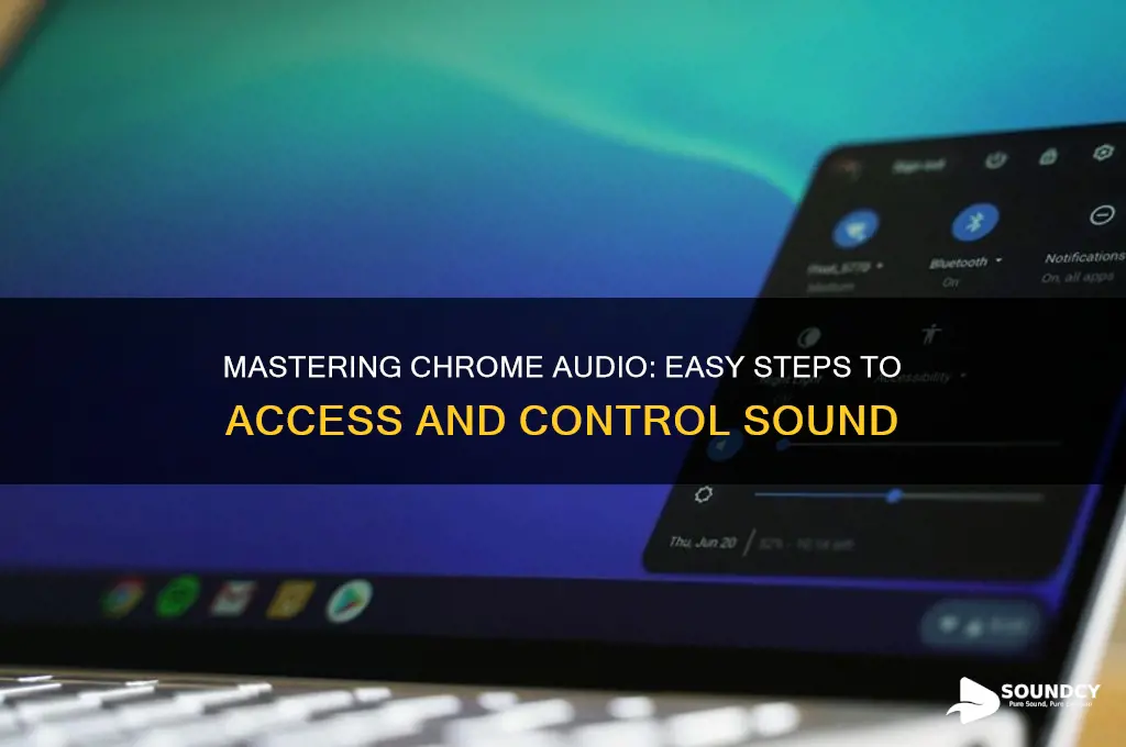 how to access chrome sound