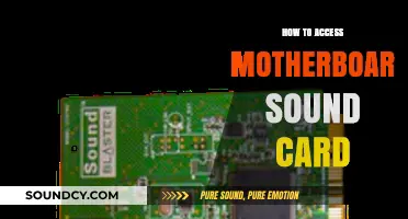Accessing Your Motherboard Sound Card: A Step-by-Step Guide for Beginners