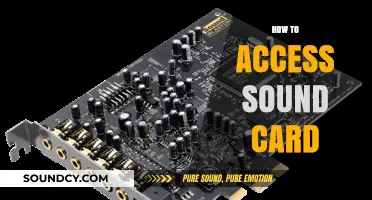 Accessing Your Sound Card: A Step-by-Step Guide for Beginners