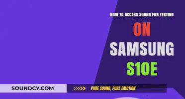 Enable Texting Sounds on Your Samsung S10e: A Quick Guide