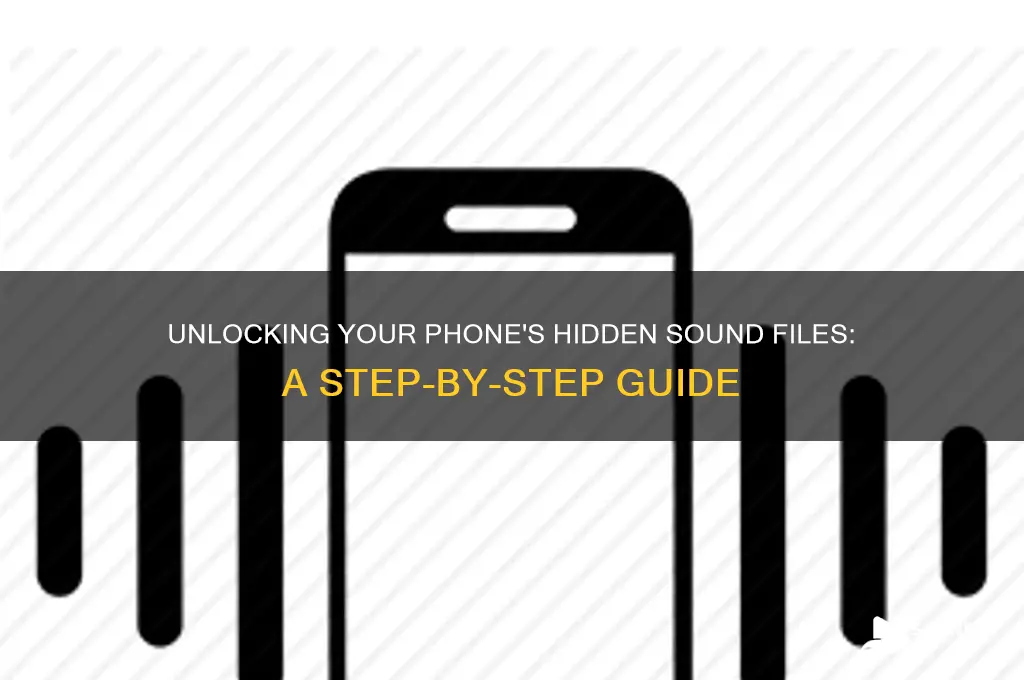 how to access the sound files your phone saves