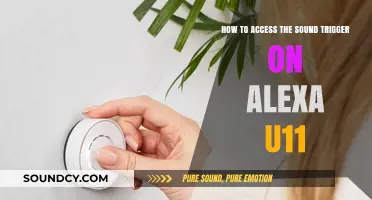 Accessing Alexa U11 Sound Trigger: A Step-by-Step Guide