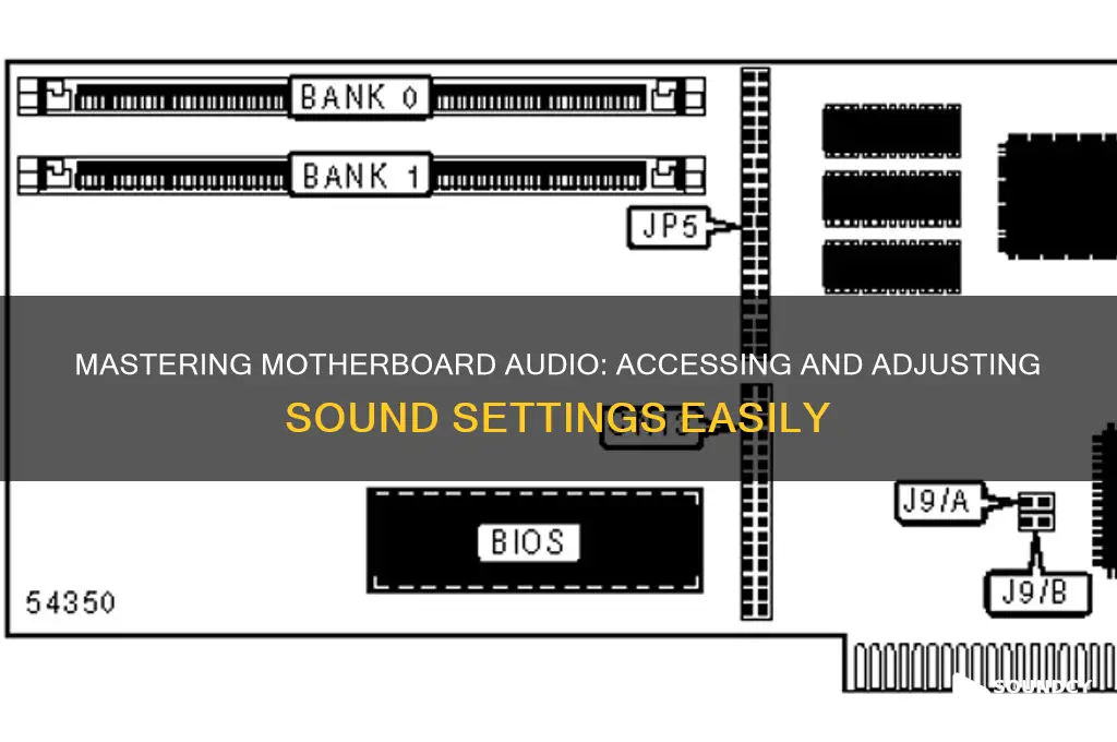 how to acess motherboard sound setting