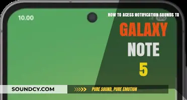 Accessing Notification Sounds on Your Galaxy Note 5: A Simple Guide