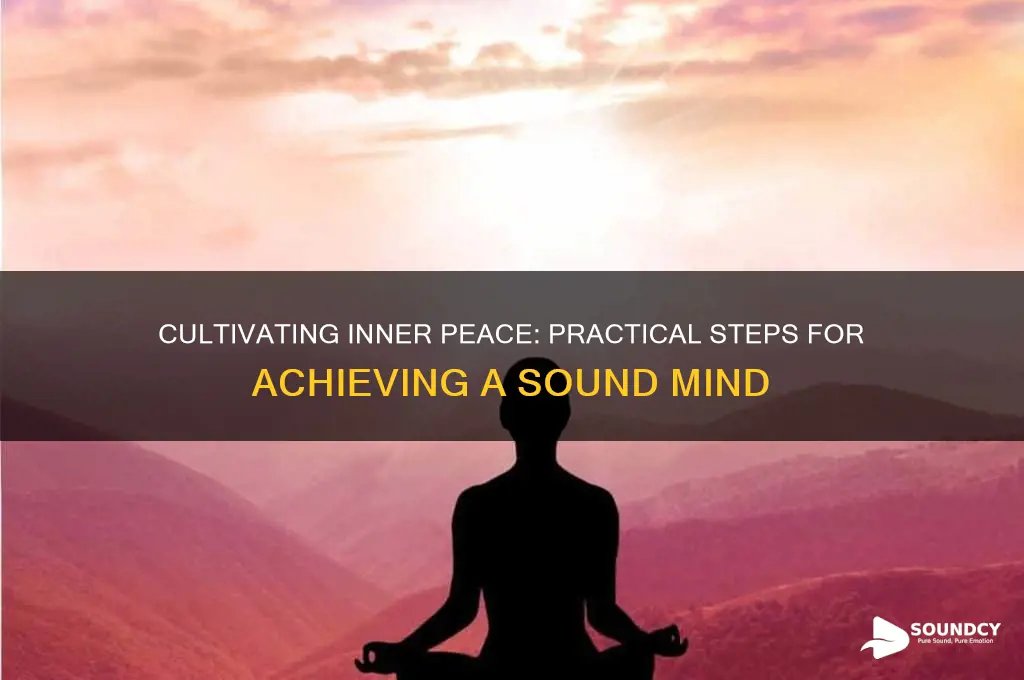 how to achieve a sound mind