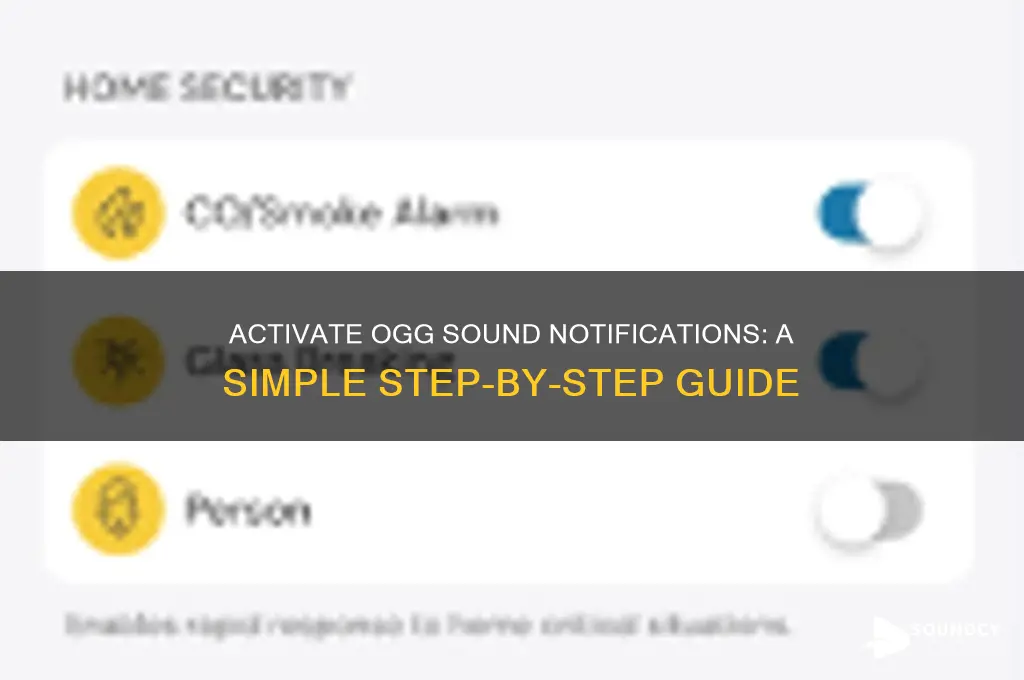 how to activate an ogg sound as a notification