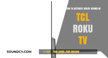 Enhance Your TCL Roku TV Experience: Activating Dolby Sound Easily