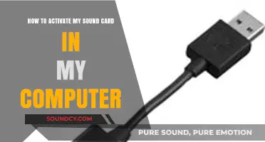 Activate Your Sound Card: A Step-by-Step Computer Audio Guide