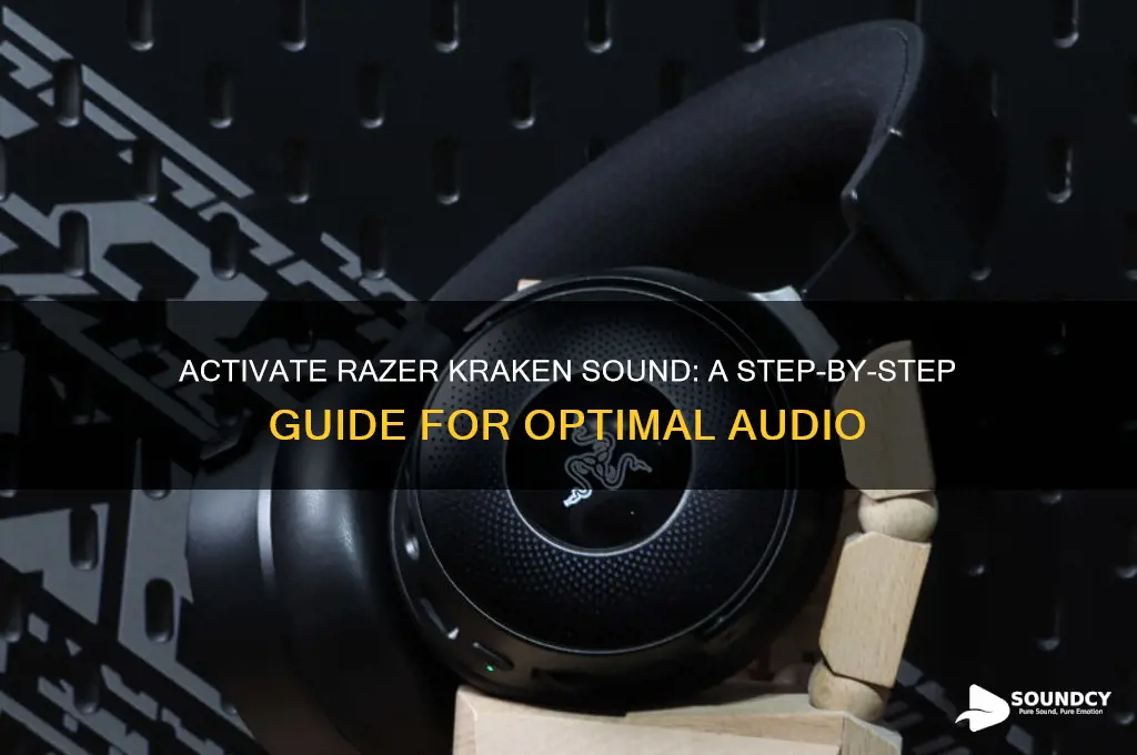 how to activate razer kraken sound