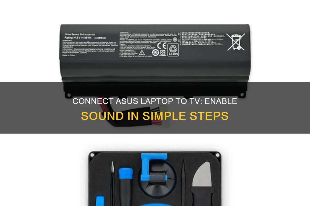 how to activate sound on asus laptop to tv