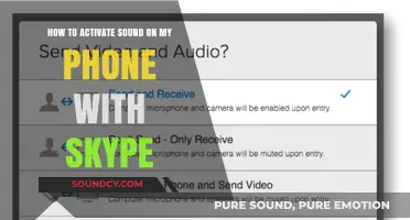 Activate Sound on Skype: Quick Fixes for Your Phone Audio