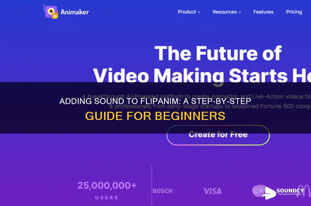 how to ad sound in flipanim