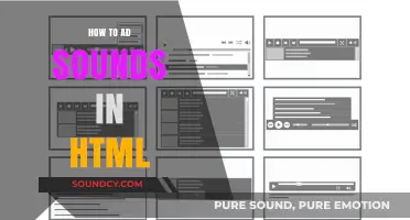 Adding Sounds to Your HTML: A Step-by-Step Guide for Beginners
