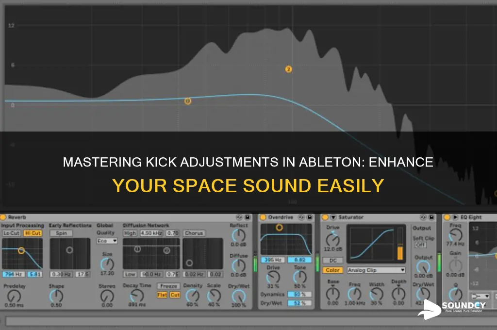 how to adjust a kick in adbleton space sound