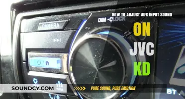 Mastering Aux Input Volume: Adjusting Sound on JVC KD Head Units