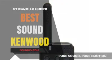 Optimize Your Kenwood Car Stereo: Tips for Perfect Sound Quality