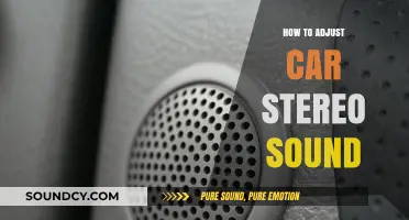 Master Your Car Stereo: Tips to Perfectly Adjust Sound Settings