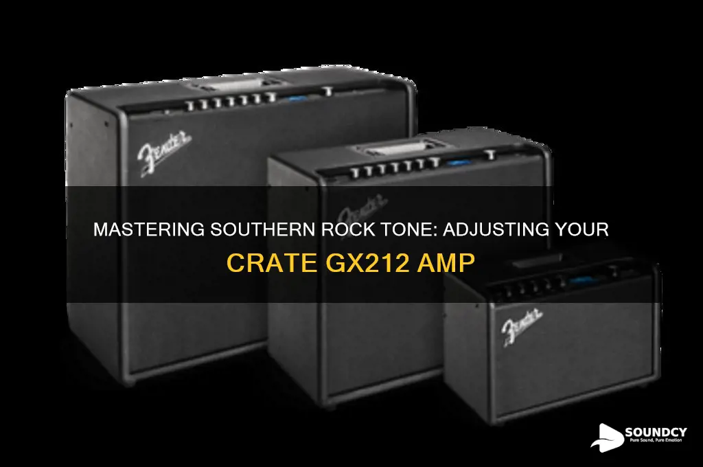 how to adjust crate gx212 for southern rock sound