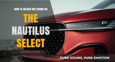 Mastering Audio Settings: Adjusting Sound on Your Nautilus Select