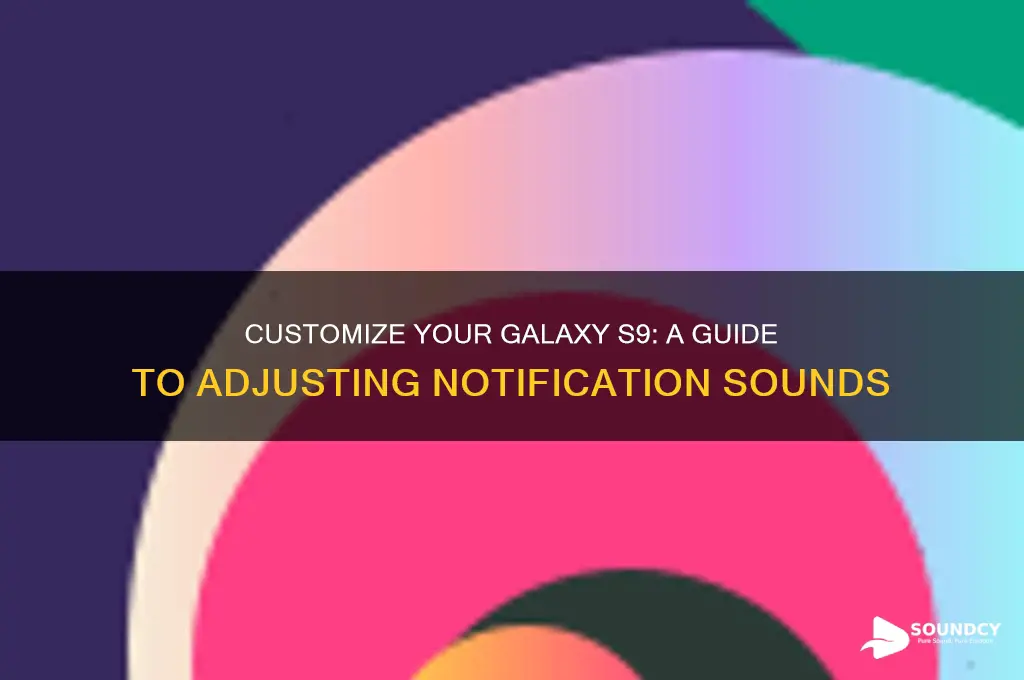 how to adjust notification sounds s9