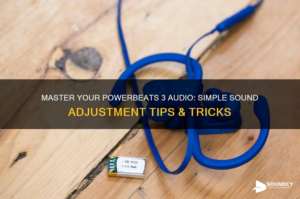 how to adjust powerbeats 3 sound