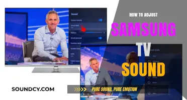 Master Your Samsung TV Audio: Easy Sound Adjustment Tips & Tricks