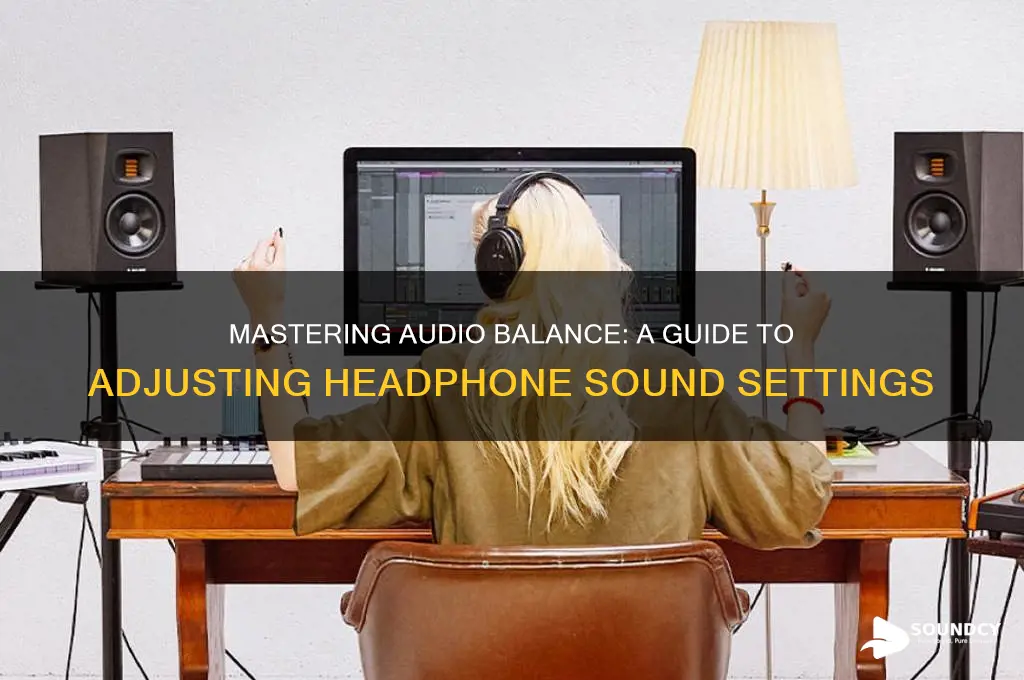 how to adjust sound in headphones