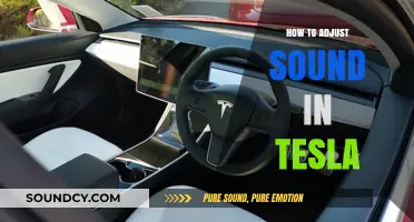 Mastering Tesla's Audio Settings: A Guide to Adjusting Sound
