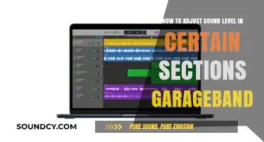 Mastering GarageBand: Adjusting Sound Levels in Specific Sections Easily